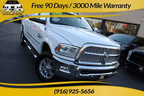 2016 RAM 3500 for sale at West Coast Auto Sales Center in Sacramento CA