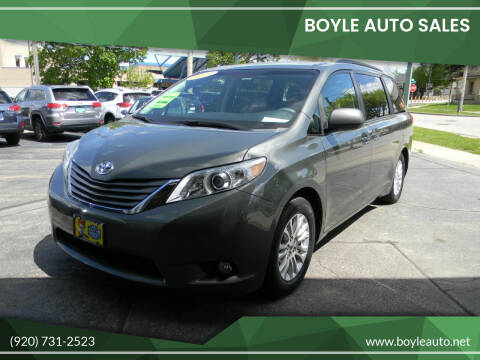 2013 Toyota Sienna for sale at Boyle Auto Sales in Appleton WI