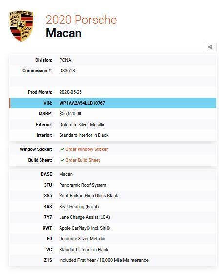 2020 Porsche Macan