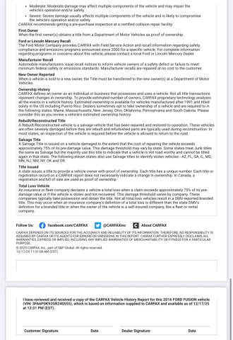 2016 Ford Fusion Titanium