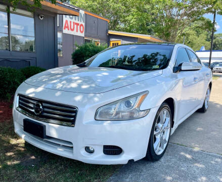 2012 Nissan Maxima for sale at Town Auto in Chesapeake VA