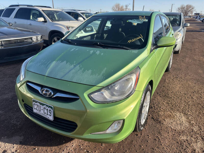 2012 Hyundai Accent for sale at PYRAMID MOTORS - Fountain Lot in Fountain CO