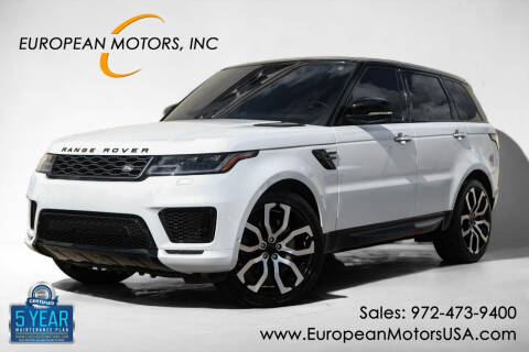 2022 Land Rover Range Rover Sport for sale at European Motors Inc in Plano TX