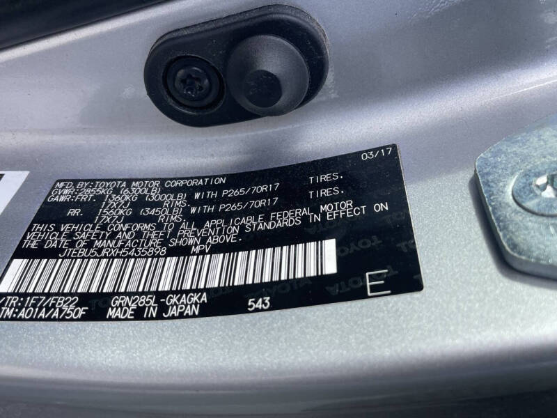 2017 Toyota 4Runner SR5