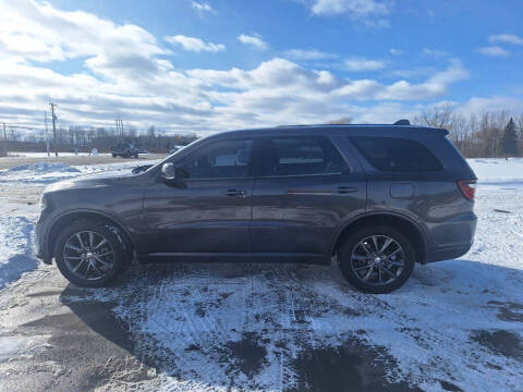 2017 Dodge Durango for sale at Steve Winnie Auto Sales in Edmore MI