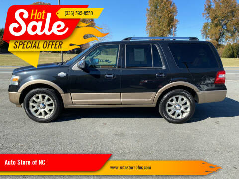 2013 Ford Expedition for sale at Auto Store of NC in Walkertown NC