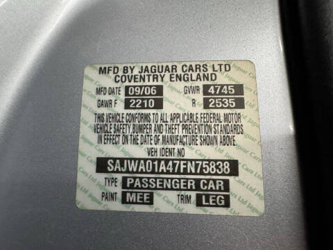 2007 Jaguar S-Type 3.0