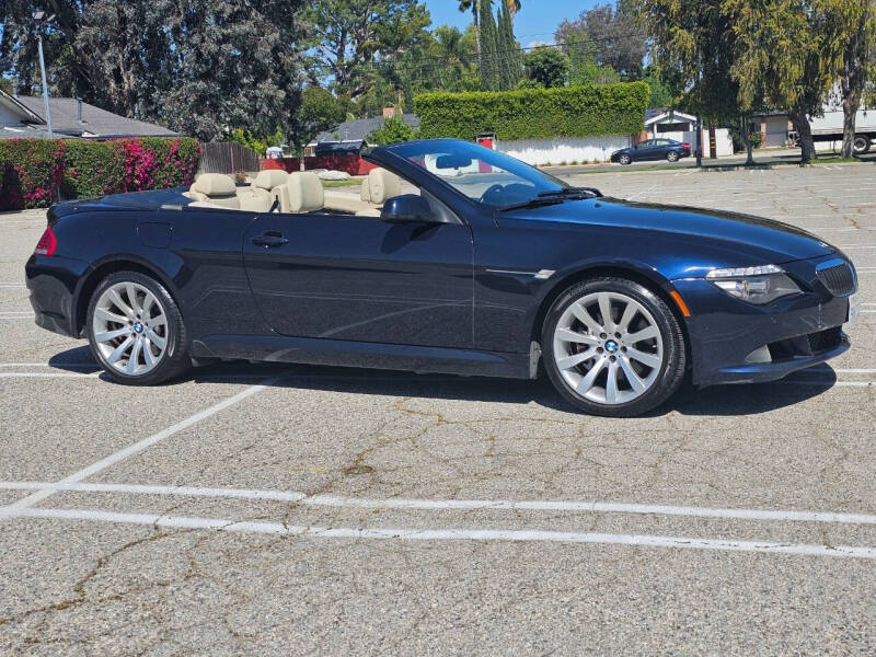 Used 2010 BMW 6 Series 650i with VIN WBAEB5C53AC225577 for sale in Los Angeles, CA