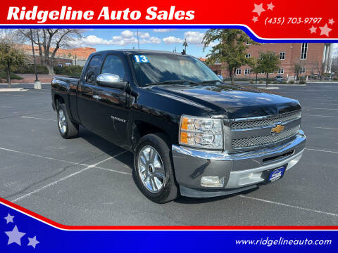 2013 Chevrolet Silverado 1500 for sale at Ridgeline Auto Sales in Saint George UT