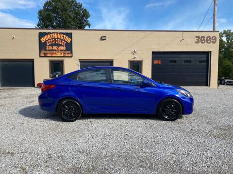 2013 Hyundai Accent for sale at Worthington Auto Sales in Wooster OH