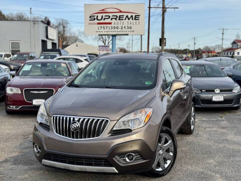 2015 Buick Encore for sale at Supreme Auto Sales in Chesapeake VA