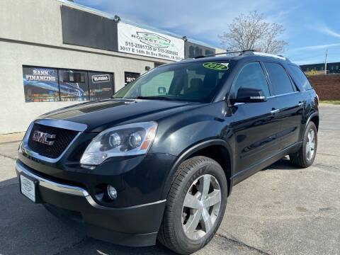 2012 GMC Acadia for sale at Rocket Cars Auto Sales LLC in Des Moines IA