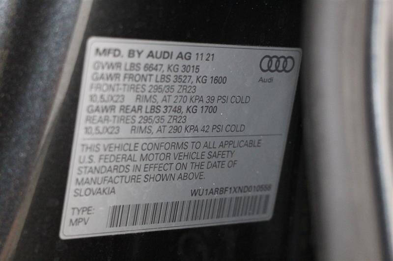 2022 Audi RS Q8 4.0T quattro