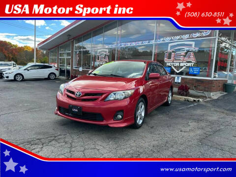 2013 Toyota Corolla for sale at USA Motor Sport inc in Marlborough MA