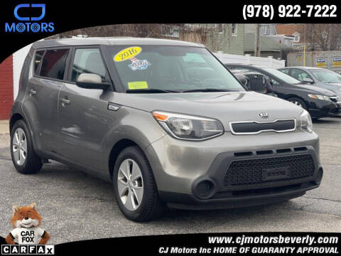 2016 Kia Soul for sale at CJ Motors Inc. in Beverly MA