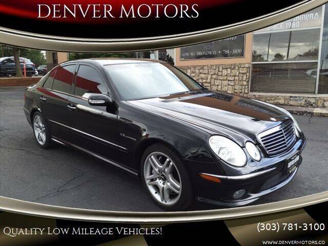 2004 Mercedes-Benz E-Class for sale at DENVER MOTORS in Englewood CO