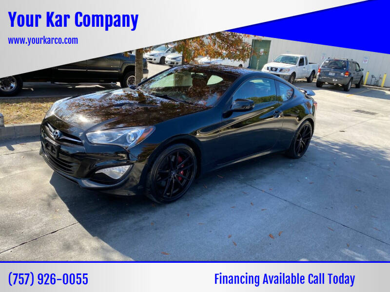 2013 Hyundai Genesis Coupe for sale at Your Kar Company in Norfolk VA