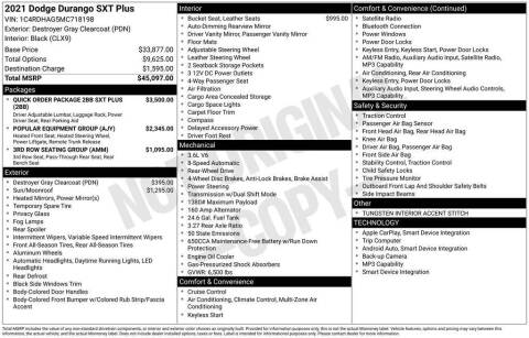 2021 Dodge Durango SXT Plus