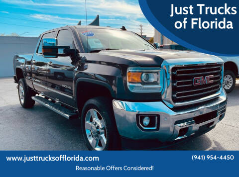 2016 GMC Sierra 2500HD for sale at Just Trucks of Florida in Sarasota FL