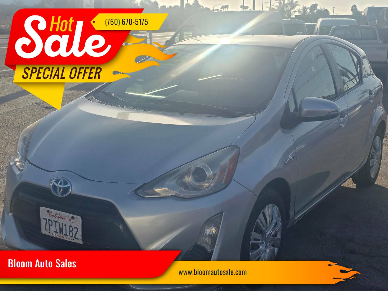 Silver 2015 Toyota Prius c Two Two 4dr Hatchback 1