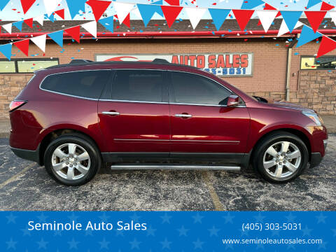 2016 Chevrolet Traverse for sale at Seminole Auto Sales in Seminole OK
