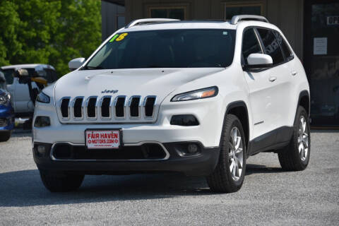 2018 Jeep Cherokee for sale at Will's Fair Haven Motors in Fair Haven VT