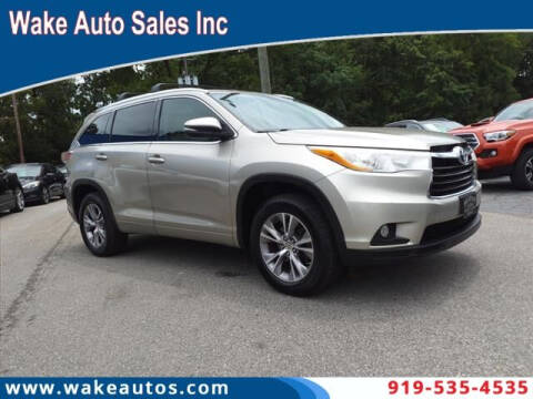 2014 Toyota Highlander for sale at Wake Auto Sales Inc in Raleigh NC