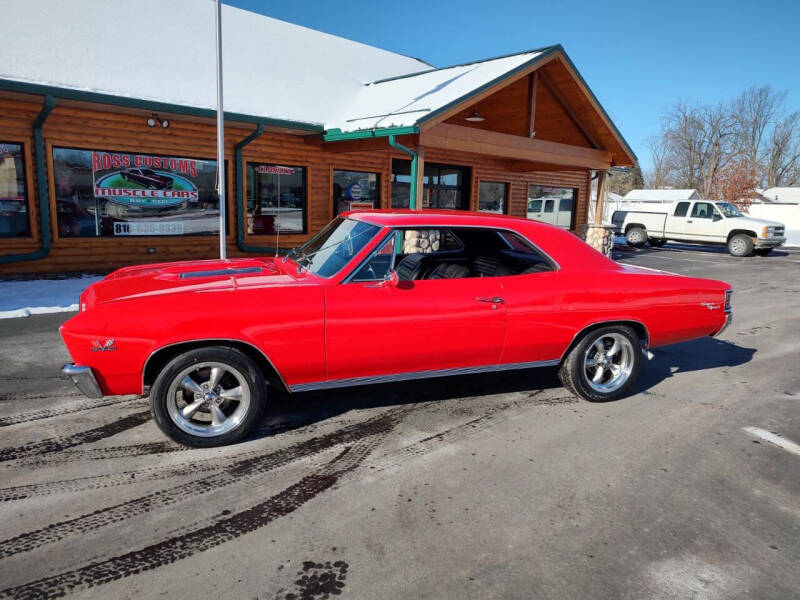 1967 Chevrolet Chevelle for sale at Ross Customs Muscle Cars LLC in Goodrich MI