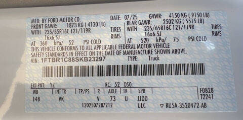 2025 Ford Transit 250