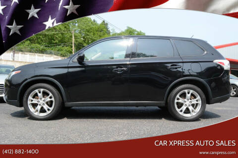 2015 Mitsubishi Outlander for sale at Car Xpress Auto Sales in Pittsburgh PA