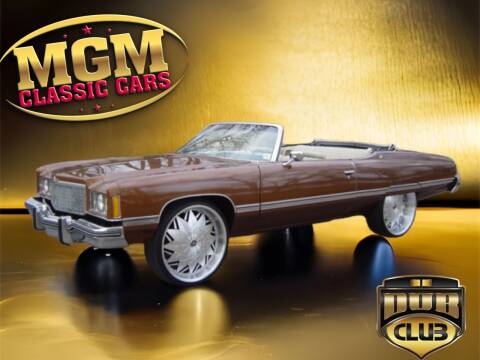 1974 Chevrolet Caprice for sale at MGM CLASSIC CARS in Addison IL