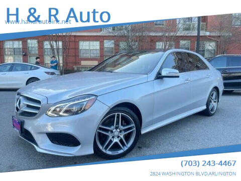 2016 Mercedes-Benz E-Class for sale at H & R Auto in Arlington VA