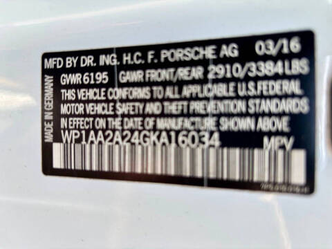 2016 Porsche Cayenne
