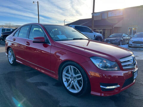 2013 Mercedes-Benz C-Class for sale at BERKENKOTTER MOTORS in Brighton CO