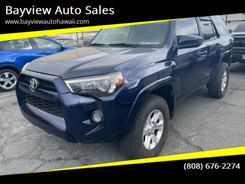 2016 Toyota 4Runner for sale at Bayview Auto Sales in Waipahu HI