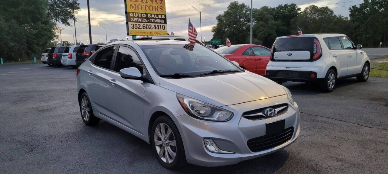 Silver 2012 Hyundai ACCENT GLS GLS 4dr Sedan 2