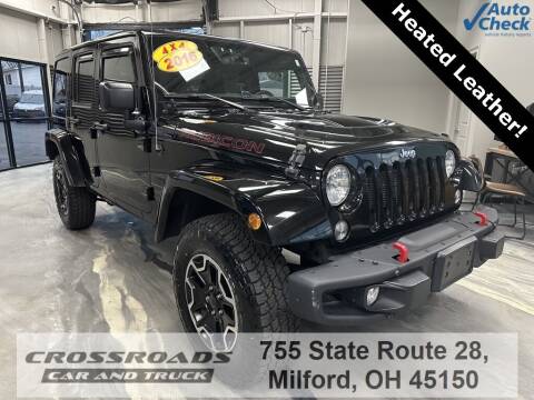 2016 Jeep Wrangler Unlimited for sale at Crossroads Car & Truck in Milford OH