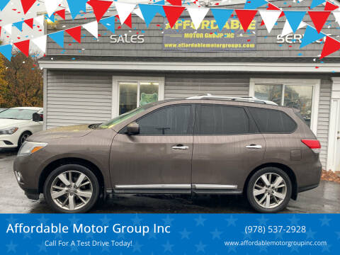 2015 Nissan Pathfinder for sale at Affordable Motor Group Inc in Worcester MA