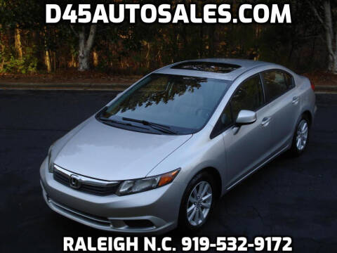 2012 Honda Civic for sale at D45 Auto Brokers in Raleigh NC