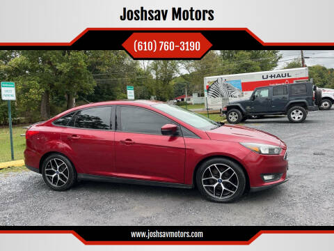 2017 Ford Focus for sale at Joshsav Motors in Walnutport PA