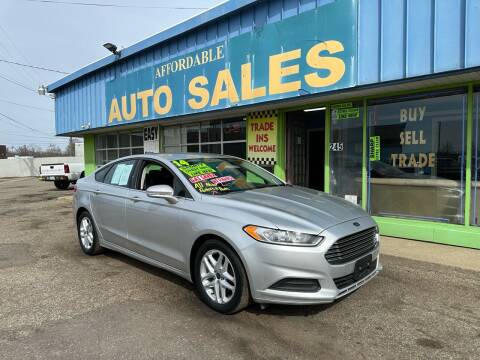 2014 Ford Fusion for sale at Affordable Auto Sales of Michigan in Pontiac MI
