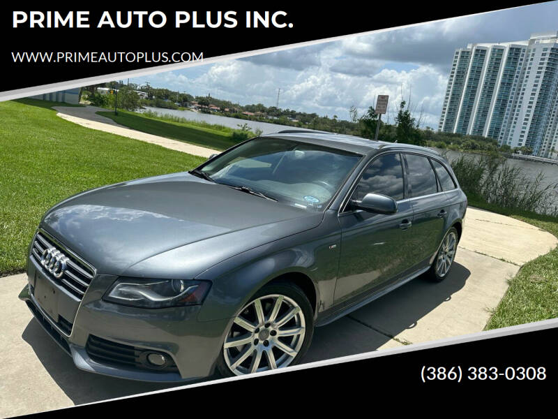 2012 Audi A4 for sale at PRIME AUTO PLUS INC. in Daytona Beach FL