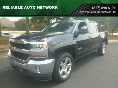 2016 Chevrolet Silverado 1500 for sale at RELIABLE AUTO NETWORK in Arlington TX