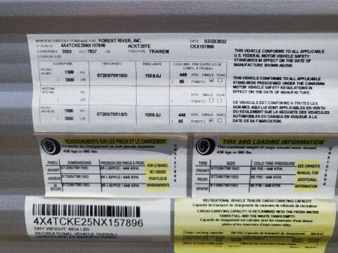 2022 Forest River 29TE