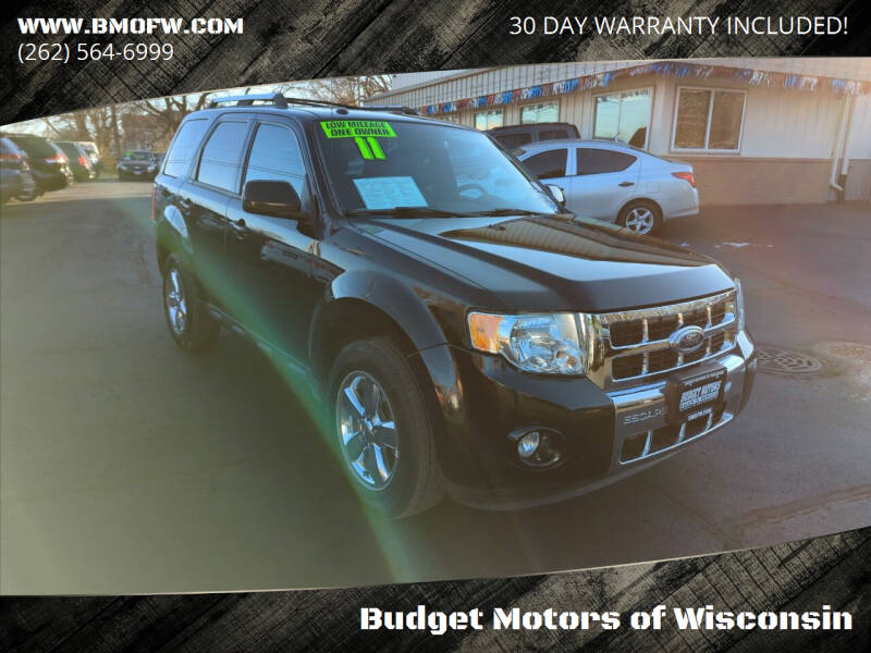 2011 Ford Escape for sale at Budget Motors of Wisconsin in Racine WI