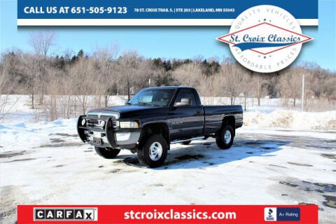 2001 Dodge Ram Pickup 1500 for sale at St. Croix Classics in Lakeland MN