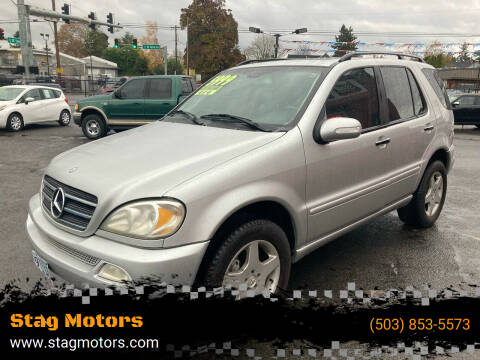 2003 Mercedes-Benz M-Class for sale at Stag Motors in Portland OR