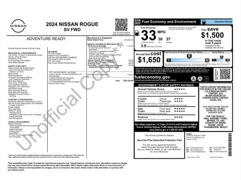 2024 Nissan Rogue SV