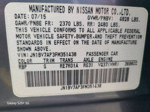 2015 Infiniti Q50 Premium