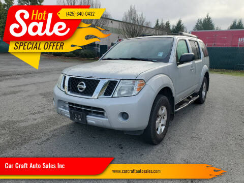 2011 Nissan Pathfinder for sale at Car Craft Auto Sales Inc in Lynnwood WA